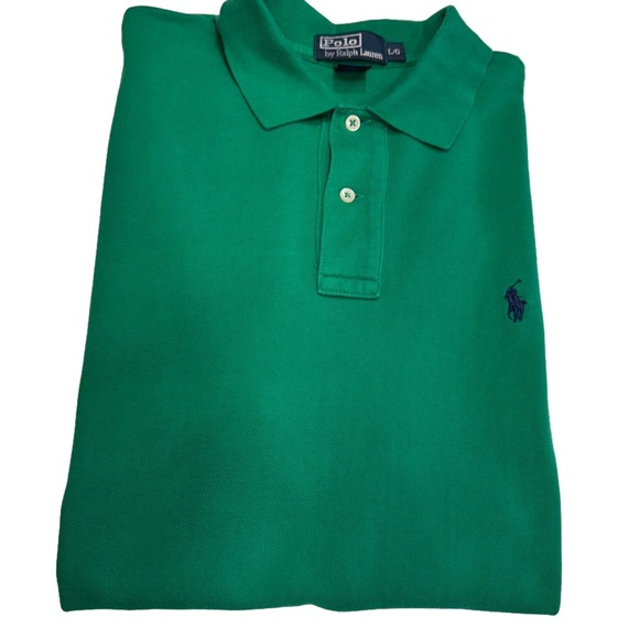 POLO Ralph Lauren Men’s Golf Polo Shirt Sz Large Green Preppy - Picture 2 of 10